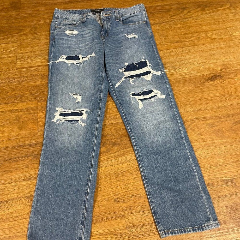 Aeropostale Women's Jeans Boyfriend Blue Size 6 @@@